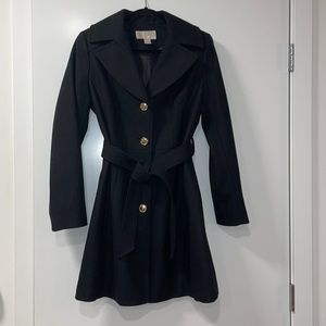 Micheal Kors Black Dress Coat